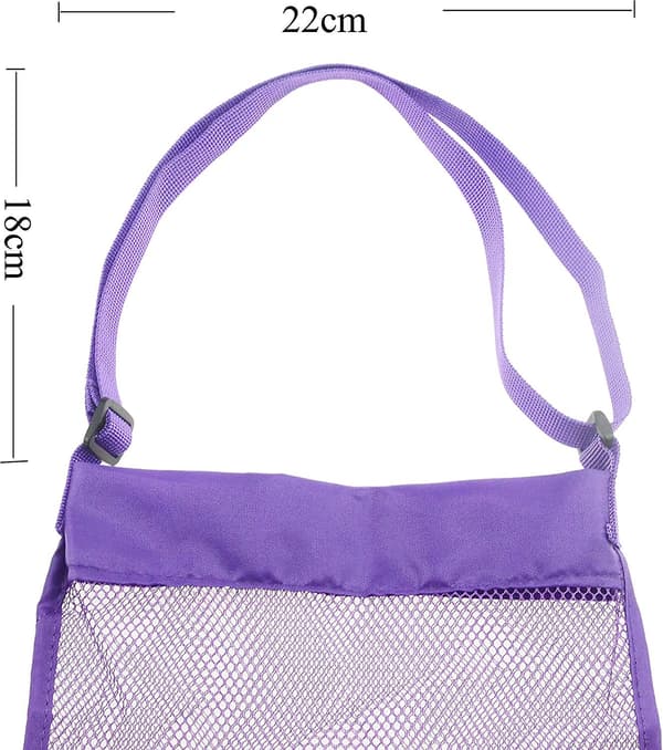 Mesh Strandtasker Muslingeskal Mesh Taskesæt Med 5