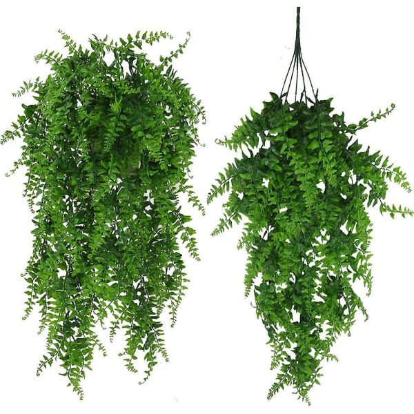 Konstgjorda växter Monstera blad, konstgjorda Monstera murgröna vinstockar hängande 2pcs 85cm Hanging Ivy