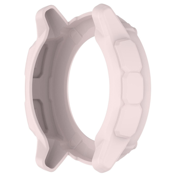 Anti-Fall TPU Hollow Cover för Garmin Instinct 2X, Quick Release Sports Watch Case Cover Light Pink