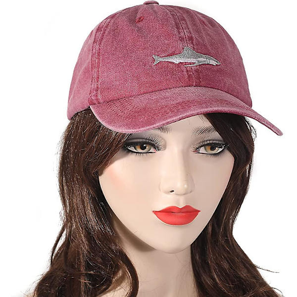 Justerbar Baseballcaps i Bomull med Broderi