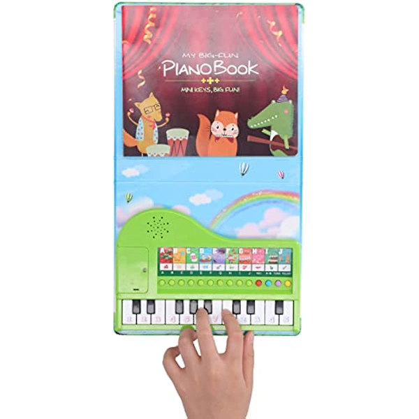 Barn Piano Leksak Bok Pedagogisk Inspelningsfunktion Piano Leksak Bok Barn Musikleksak Present Till Pojkar Flickor Tidig Utbildning Pussel Leksaker