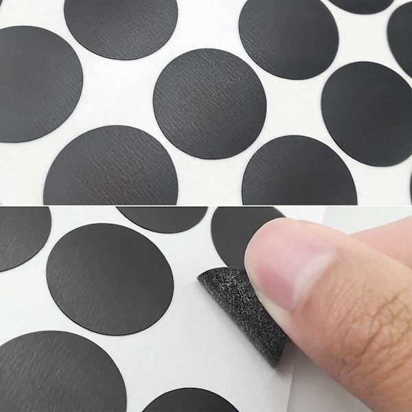 540 kpl itseliimautuvia ruuvinreikien peitetarroja 21 mm teksturoitu PVC ruuvinkannan Acsergery-lahja