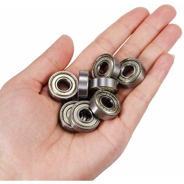 608zz Kuglelejer, Abec 7, 20 stk. Speed Lejer Kvalitets Kuglelejer Til Rulleskøjter, Skateboard, Longboard, Waveboard, 8 X 22 X 7mm, gu.b/good