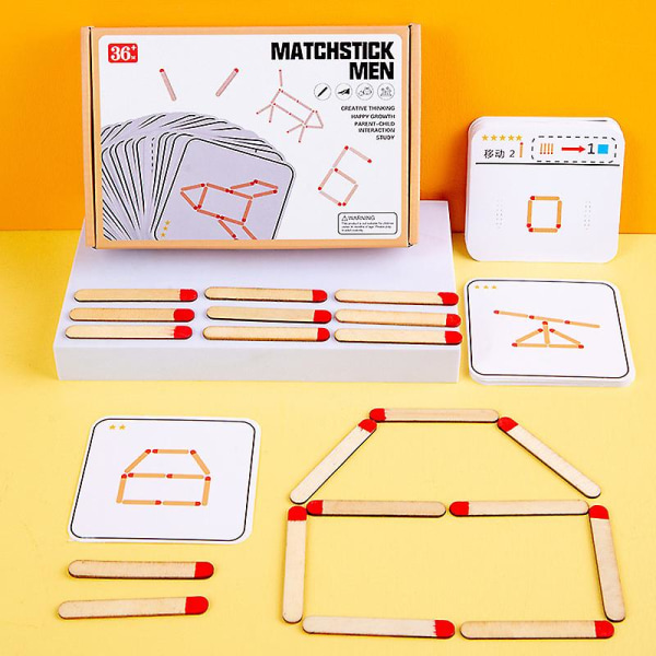 Dimension Match Puslespil Bordsspil Børns Avancerede Matematiske Olympiade Geometrisk Logik Fokustræning Tidlig Undervisning Intelligenslegetøj