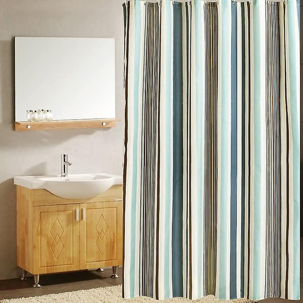 Duschdraperi 200 X 240 Cm (b X H), Mögelbeständig, Antibakteriell, Vattenavvisande Duschdraperier, Foder, Mjukt Polyestertyg, Badkar
