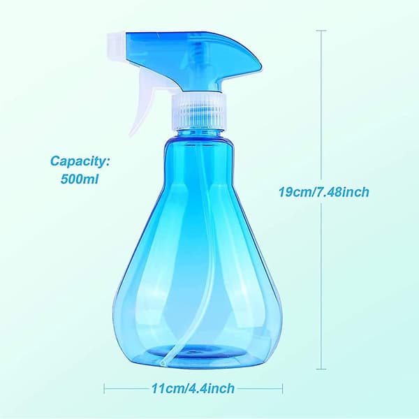 Sprayflaskor, 2 stycken Acsergery Gift 500 ml tomma plastsprayflaska läcksäker med Mis