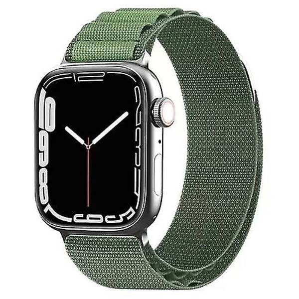 Alpine Loop -urheilunauha Apple Watch Ultra 49 mm:lle, sarjat 8, 7, 6 ja SE green 38 to 41mm