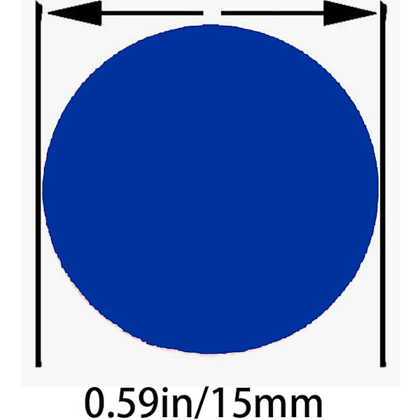 Sininen pöytäkonfetti 1,5 cm metallinen foliopöytäkoriste hääjuhliin syntymäpäiväjuhliin (60 g / 1 pakkaus)