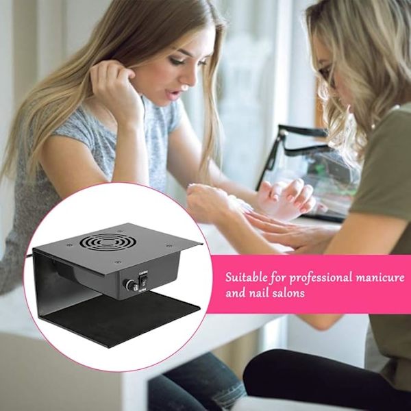 300W Nageltorkfläkt för naglar gel, snabb torkning härdning nagelkonst gellack torkare för händer fötter, med kall och varm luft