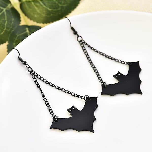 Vintage musta choker-kaulakoru naisille tytöille Halloween-koristeisiin juhlatarvike style 3
