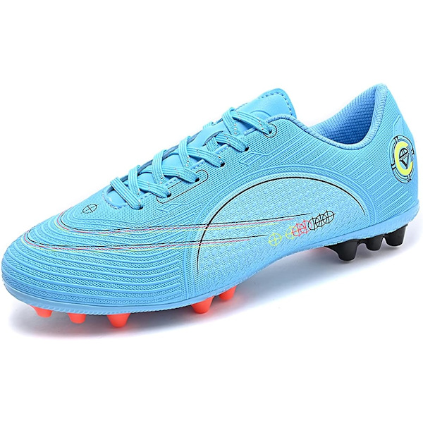Fotballsko Herre Knotter Pigger Sko Ungdom Treningssko Profesjonelle Unisex Fotballsko blue EU35