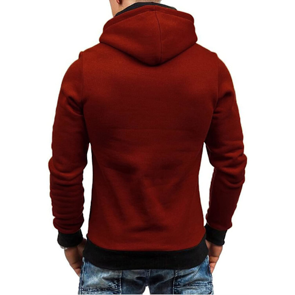 Herr Halv Zip Hoodies Sweatshirts Jumpers Casual Hoody Vintage Sweatshirt Hoodie