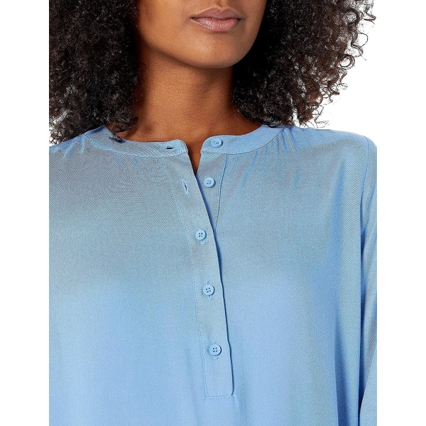 Langermet vevd bluse for kvinner Style 7 M