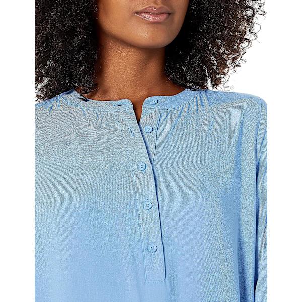 Langermet vevd bluse for kvinner Style 7 XL