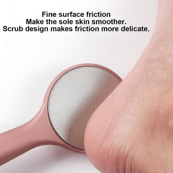Fotskrapa Pedikyr Kitcallus Remover för fötter hård hud rakapparat Premium fotvårdsmaterial rose gold
