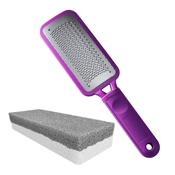 Professionelt Fodpleje Pedicure Sæt Skrubber Fodfil Og 2 I 1 Pimpsten Til Fjernelse Af Hård Hud style 4