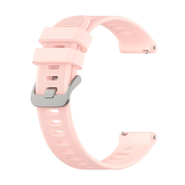 Twill silikonarmband för Samsung Galaxy Watch 4/5/6 40/44mm/Watch6 Classic 43/47mm/5 Pro 45mm Light Pink