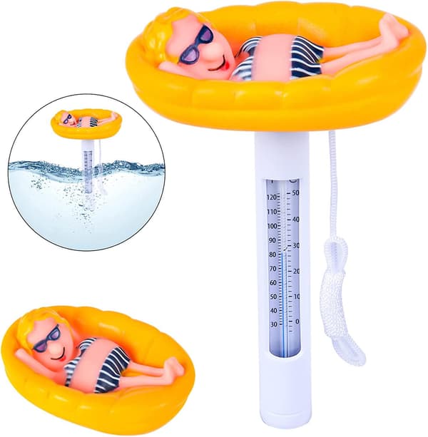 Flytende bassengtermometer, bruddtest vannmåler, vanntemperatur