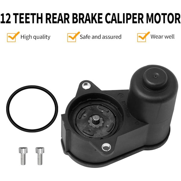 12-tandad Bakre Bromsokparkeringsservo Motor Handbroms 3C0998281 3C0998281A 3C0998281B 32330208 för VW Passat 05-10 Au/di Q3