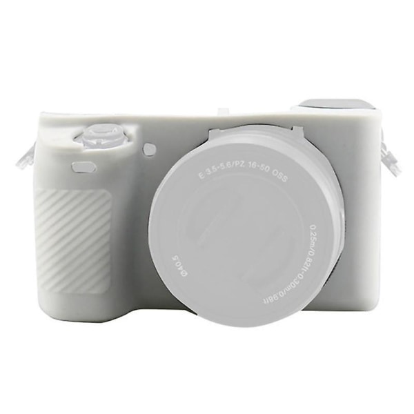 anti-scratch silikon case för Sony A6500 bärbart cover White