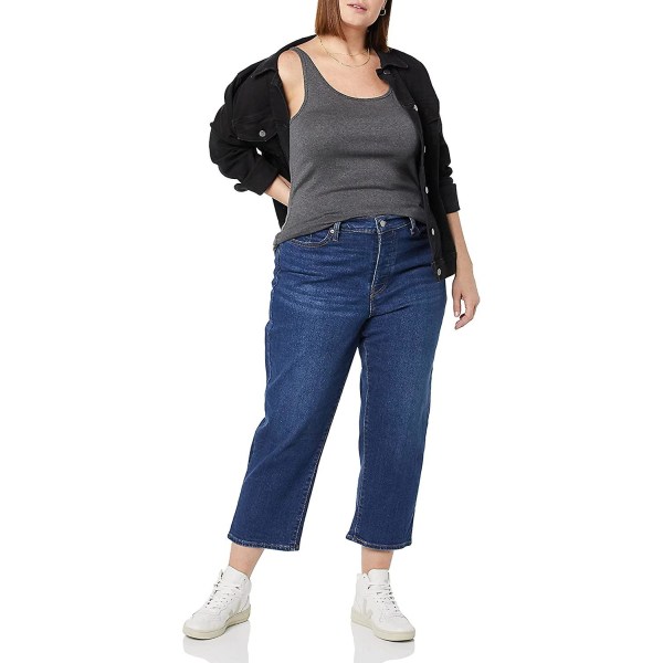Dame Slim-fit Tynd Stroptop, Pakke med 2 Style 2 XL