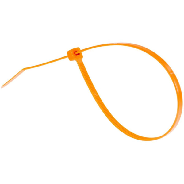 Små lilla kabelbinder, 100 mm x 2,5 mm, bulkpakke med 1000, 4\" Premium nylon Orange 200mmx4.8mm