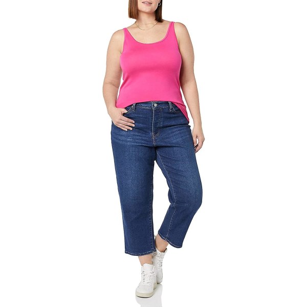 Kvinnors Slim-fit tunna remmar väst, 2-pack Style 11 M