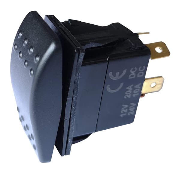 Motor Polaritet Revers Reverserende Vippebryter Kontroll DPDT DC 12V eller 24V