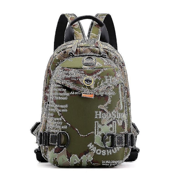 Utomhusryggsäck Multifunktionell Ryggsäck Vattentät Herr Bröstväska Flerfärgsval Camouflage
