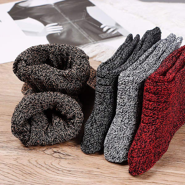Hem Heap Heap Sockar Par Garn Sovande Strumpor Varma Sockor Medium Tube