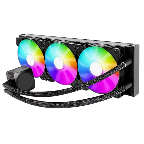 CPU Vätskekylning CPU Vattenkylare 240mm Aio CPU Kylare Vätskekylning CPU, Kompatibel med AMD Intel LGA RGB -GSL 240mm AIO