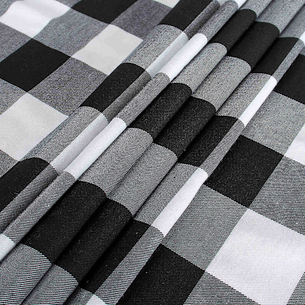 1.37m*2m Rutete Duk Rektangulær - Flekkbestandig, Sølebestandig og Vaskbar Gingham Duk for Utendørs Piknik, Kjøkken og Høytidsmiddag,