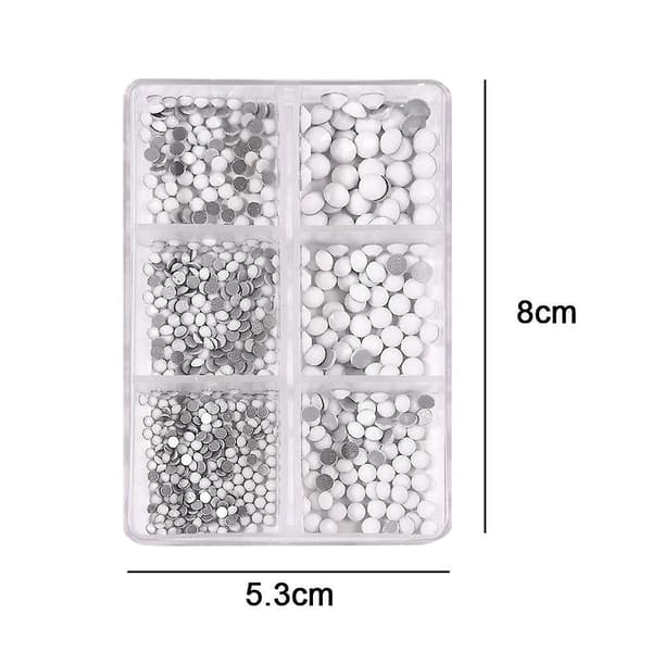 Flat Back Nail Art Krystallsteiner Krystall Flatback Steiner For Utsmykning Style 12