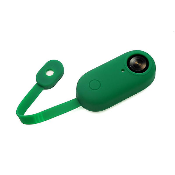 Antifall mjukt silikonfodral för Insta360 GO, bärbart kameraskydd med magnetisk design Dark Green