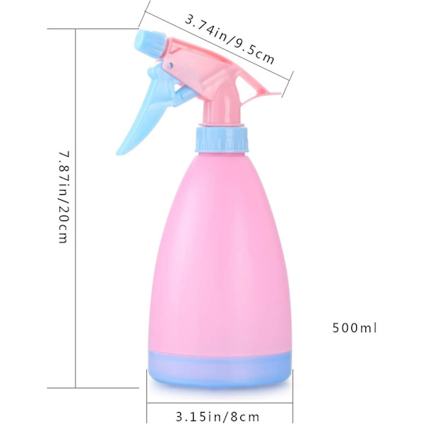 Xiaomoyu 2 kpl Acsergery Lahja Suuri Suihkepullo, Kasvien Kastelu Suihkepullo, 500ml