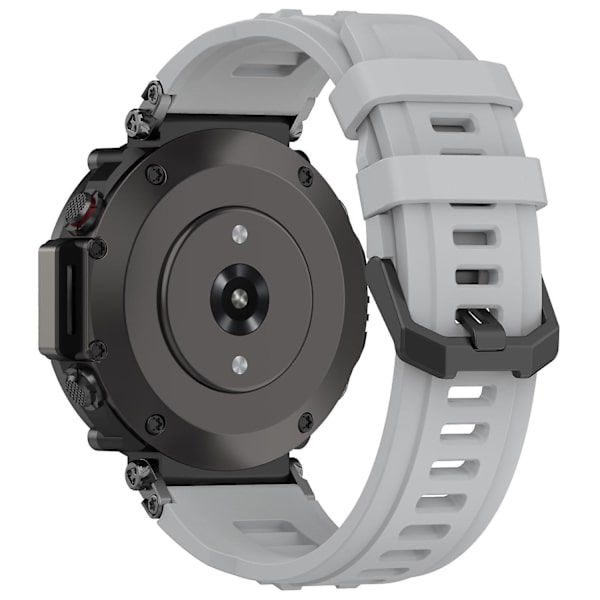 Silikoninen kellon ranneke säädettävä ranneke Huami Amazfit T-rex Ultra A2142 -kellolle Grey