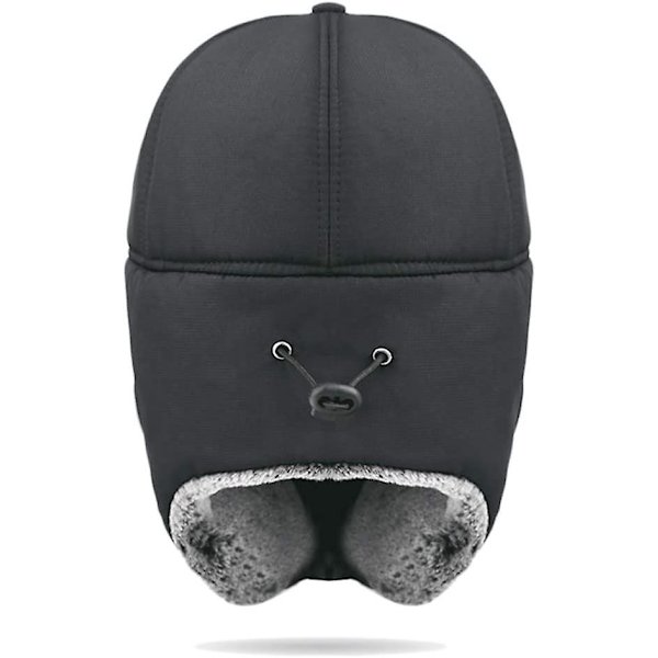 Unisex Varm Vintermössa Herr Klassisk Faux Fur Bomber Mössor Rysk Mössa Present