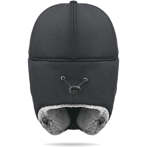 Unisex varm vintermössa herr klassiska fuskpälsbomberhattar rysk hatt present