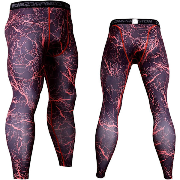 Mäns leggings löpning.sports yogabyxor.gym tights för Yetsye män.kompressionsbaslager Style 5