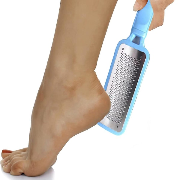 Fotfil Callus Remover, professionell fotfil Pedikyr Kit, kirurgiskt rostfritt stål blue
