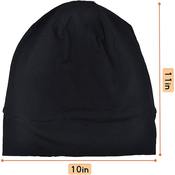 2-pack Acsergery sovhatt, satinhuva silkeshuva, nattmössa slouchy andningsbar present