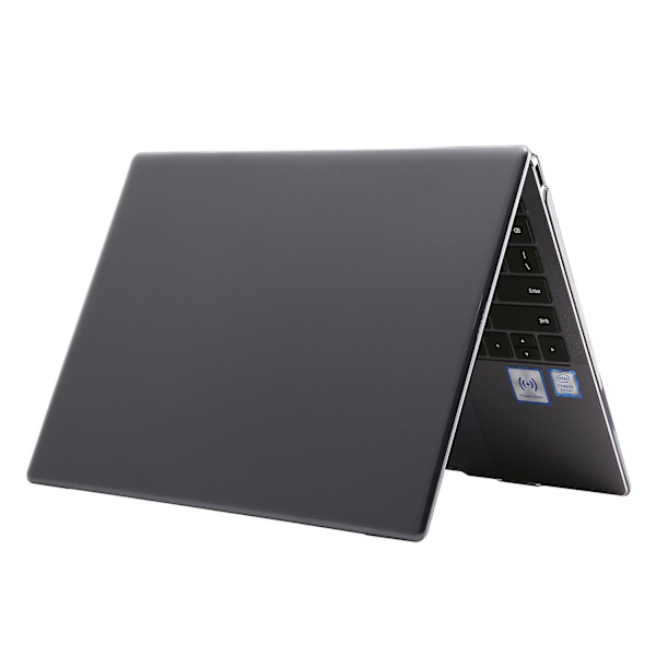 Hållbar, reptålig, genomskinlig PC-skydd för MateBook 13S 2021, med ihålig botten Transparent Black