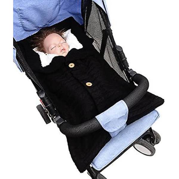 Baby Vinter Varma Sovsäck Mjuk Tjock Fleece Varm Filt För Barnvagn Nap