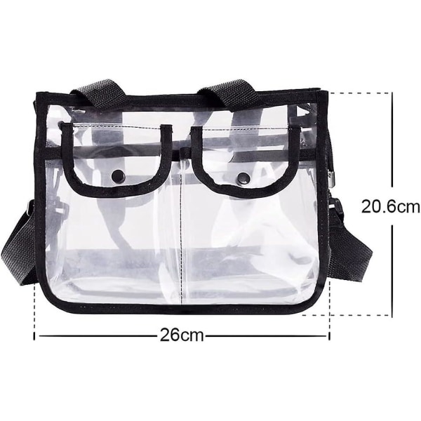 Transparent väska, Pvc-rese-necessär, transparent sminkväska för män/kvinnor Case
