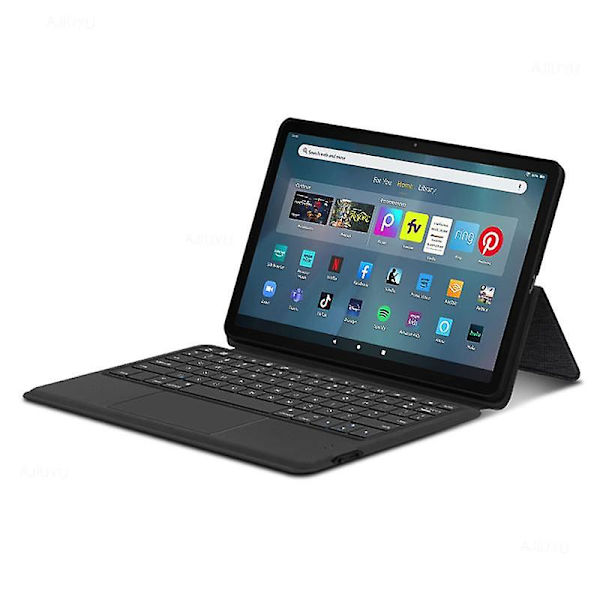 Integreret tastaturcover med touchpad til Amazon Fire Max 11 Bluetooth-tastatur PU lædercover