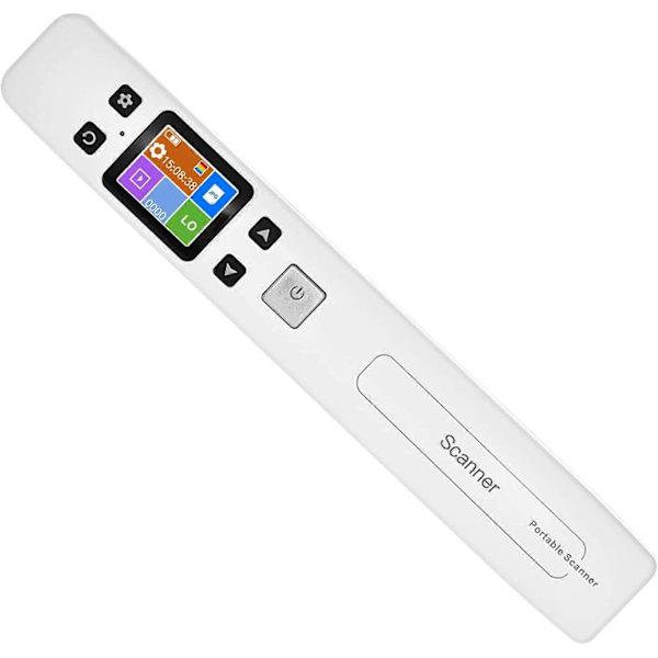 Bärbar Trådlös Linjal Skanner Bärbar Dokumentskanner anslutbar med WiFi Hög Upplösning Cast 1050DPI JPG/PDF Kompatibel med Windows 2000 /iOS