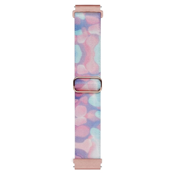 Nylon Klokkereim for Coros Pace 2/Apex 42mm, 20mm Mønstret Justerbar Flettet Løkkestropp Aqueous Fluid