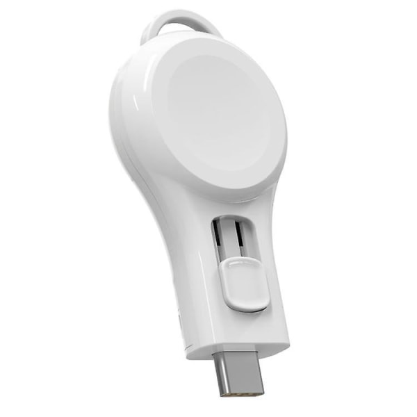 Trådløs magnetisk oplader til Apple Watch Series Type-C Bærbar Mini Watch Oplader