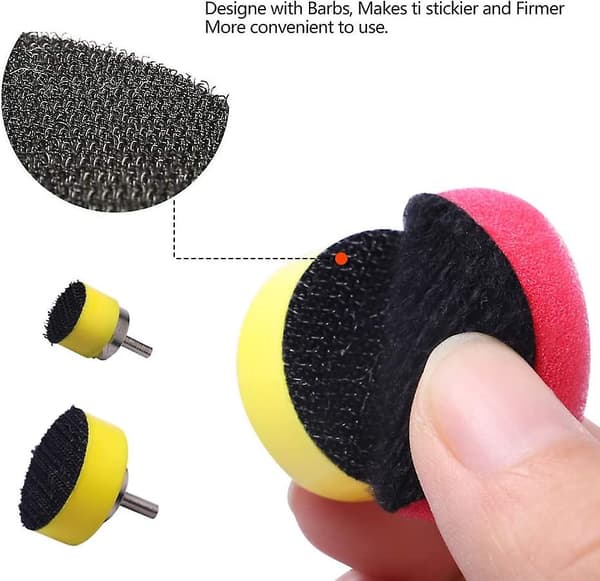 Mini Poleringssvamper, 16 stk. 15 mm 25 mm