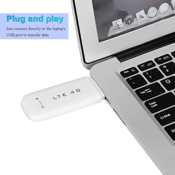 4G USB WiFi Dongle, 4G LTE USB Netværksadapter Trådløs WiFi Hotspot Router Modem Stick (med WiFi Funktion)